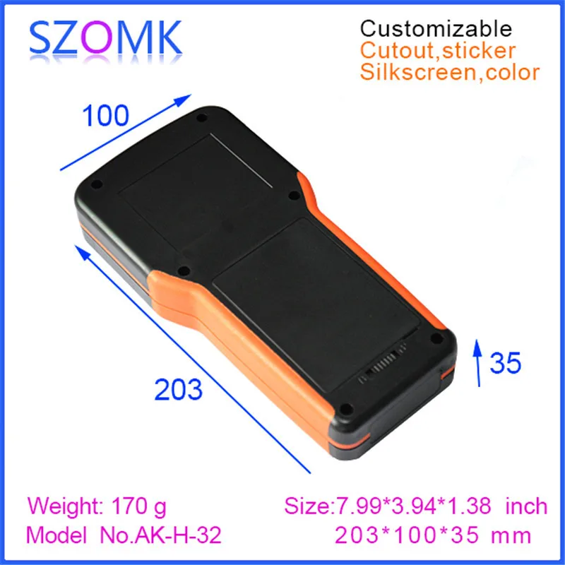 szomk plastic box enclosure electronics project box junction box plastic housing abs electrical handheld enclosure control box 5xAA battery (12).jpg