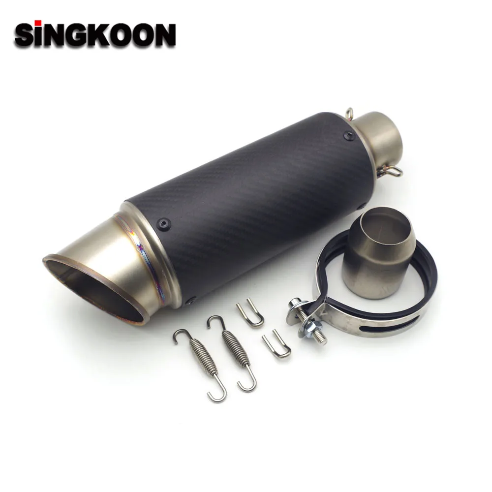 

51/61mm Motorcycle Exhaust Pipe Moto GP Escape Exhaust Scooter/Sport Exhaust FOR Suzuki gsr 600 750 Honda nc750x cb190r triumph