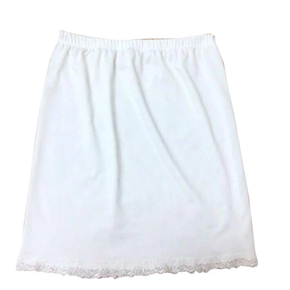 Летнее сексуальное женское нижнее белье, повседневные женские нижние юбки, базовая мини-юбка, нижнее белье, свободные короткие слипы, нижние юбки - Цвет: White Lace M
