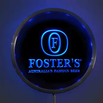 

rs-a0014 Foster's Beer LED Neon Round Signs 25cm/ 10 Inch - Bar Sign with RGB Multi-Color Remote Wireless Control