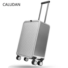 Полностью алюминиевый корпус на колесиках дорожная для багажа Сумка, матовые колесные чемоданы, НОВАЯ переносная коробка, 2" 24" чемодан на колесиках с сумкой для ноутбука