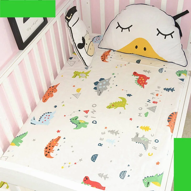 

Animal Cartoon Fitted Sheet For Baby Crib Infant Bed Mattress Protector Kids Cot Sheet Cover Cotton Baby Bed Mattress Cover