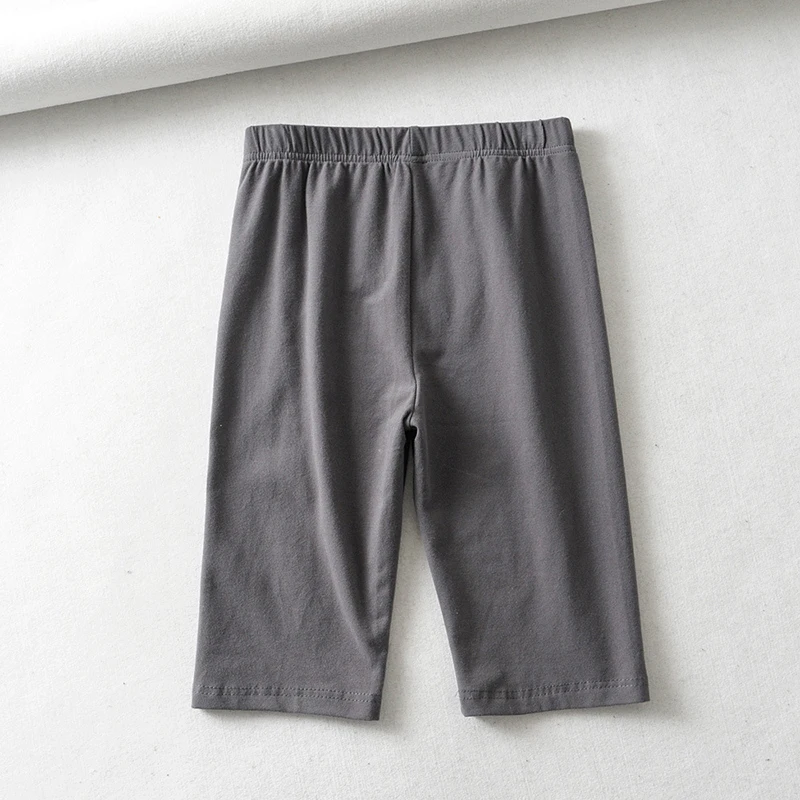 solid biket shorts women casual cropped leggins  (8)