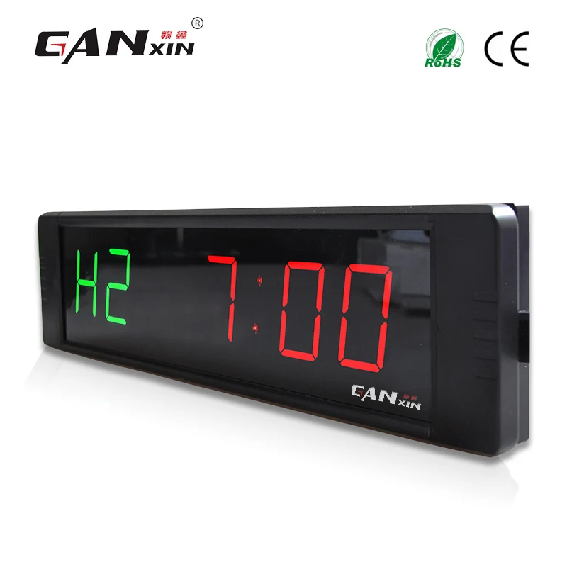 

[Ganxin]1" China Led Digital Fitness Timer Remote Control tabata timer with Countdown Function crossfit boxing timer clock