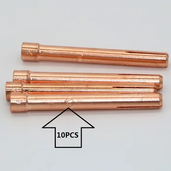 

10PCS Argon Welding TIG Torch Water Cooled TIG Torches Torch WP18 17 26 Collet L=50mm