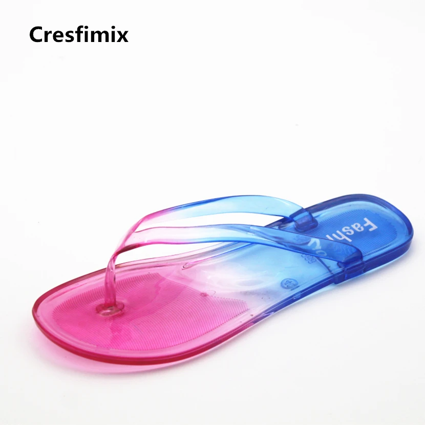 transparent flip flops