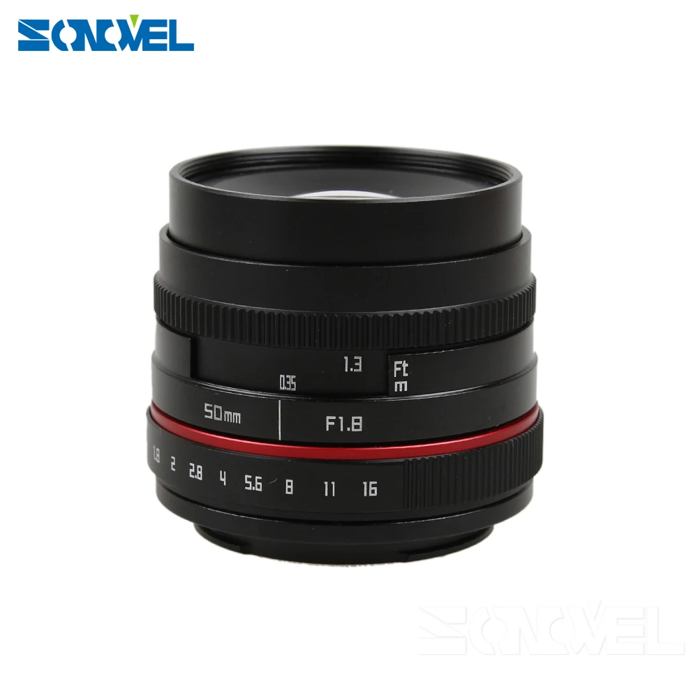 Объектив камеры 50 мм f/1,8 APS-C F1.8 для SONY E Mount A6500 A6300 A6100 A6000 NEX-7 NEX-6 NEX Series