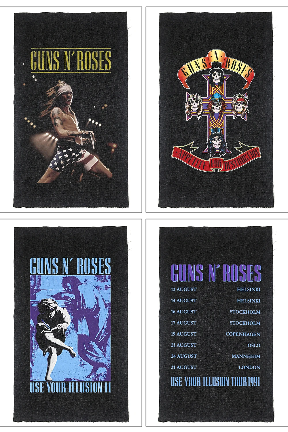 Bloodhoof Store guns N' Roses рок-н-ролл дэт Тяжелый жесткий панк стиль патч дизайн джинсы мужские куртки и пальто