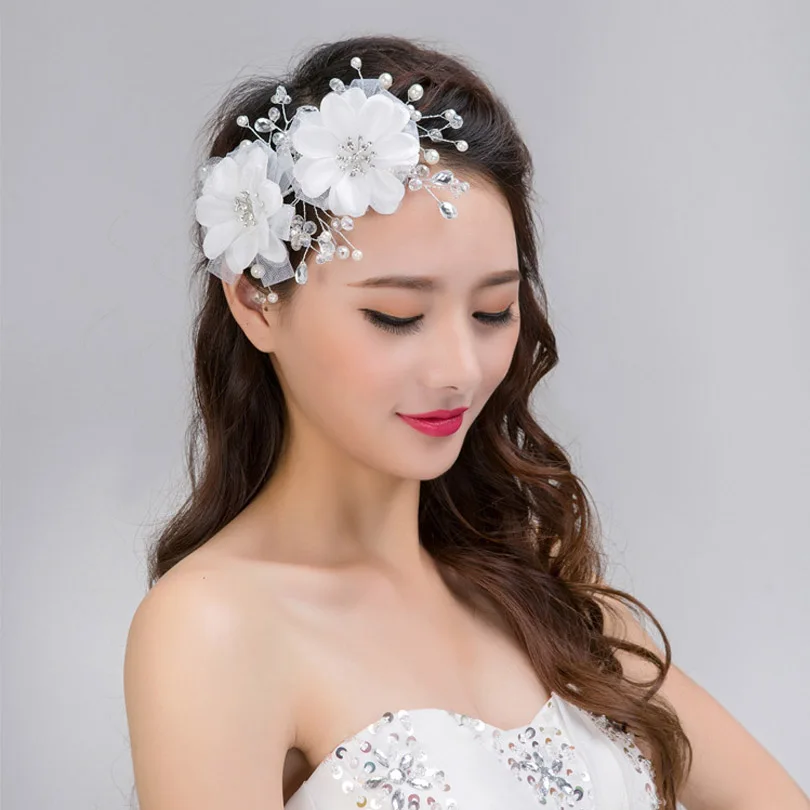 New Tiaras Hair Ornaments Wedding Hair Accessories Floral Headdress