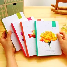 Творческий цветок в твердом переплете пустой белый страницы иллюстрация граффити записи блокнот персональный дневник-органайзер планировщик повестки дня a5 ноутбуков подарки