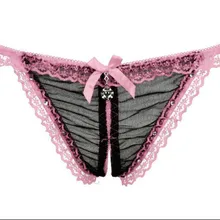 Женские кружевные стринги верности, Эротическое нижнее белье для девушек, стринги, сексуальные трусики с вырезами, привлекательное нижнее белье с низкой талией, Т-образные трусы