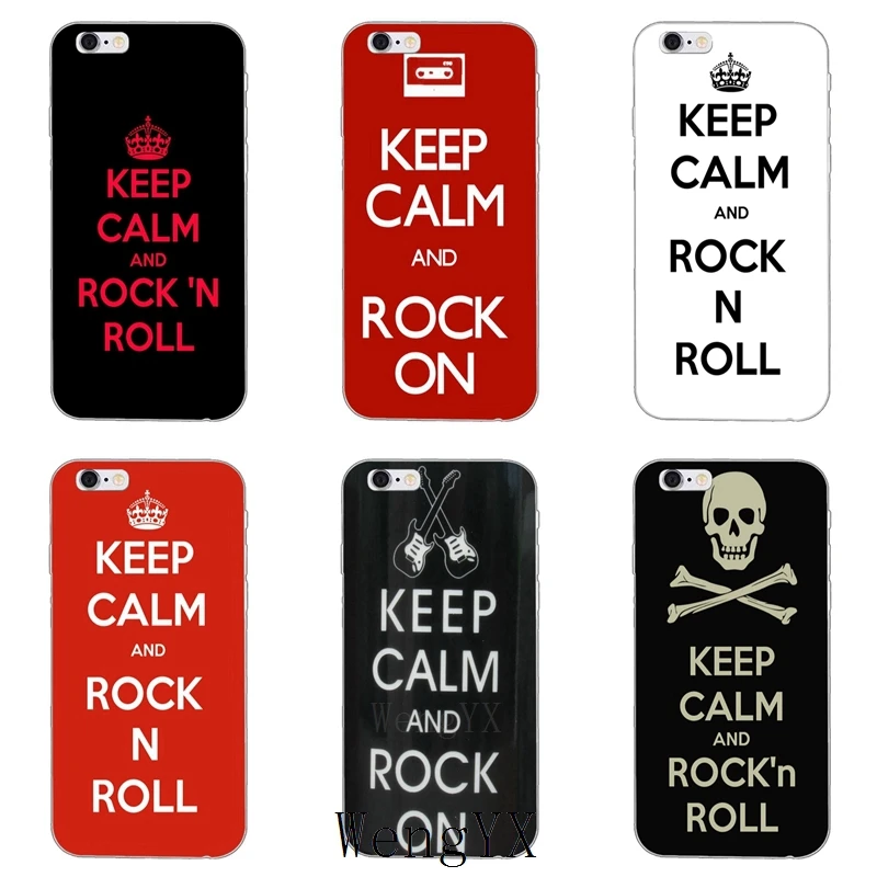 

Keep Calm And Rock And Roll quotes TPU Soft phone cover case For Sony xperia XA Z Z1 Z2 Z3 Z4 Z5 Premium Compact M2 M4 M5 E3 T3
