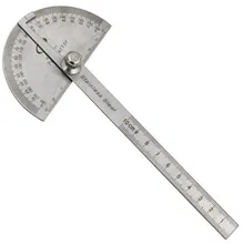 Профессиональный транспортир из нержавеющей стали 0-180 градусов 10 см длина измерительные углы инструменты для умельцев угол шаблон