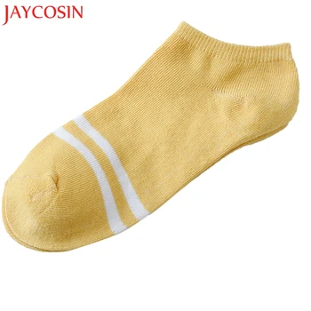

KLV 2018 Unisex Stripe Comfortable Cotton Sock Slippers Short Ankle Socks socken damen ST7