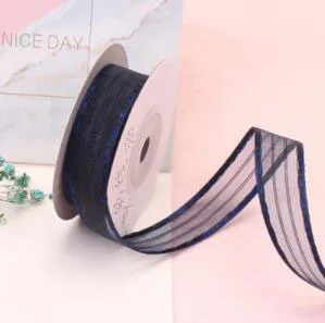 No1 width 1.5cm Лук зажим для волос украшения материалы Diy ручной работы подарок лента упаковочная двусторонние Джемперы пряжа 5 м/лот R0028M - Цвет: No1 width 1.5cm