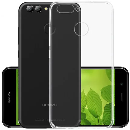Прозрачный силикагель ТПУ чехол для телефона Huawei Y5 2017 Y6 II Pro Y7 Nova 2 P10 Plus P8 P9 Honor 9 6A Mate