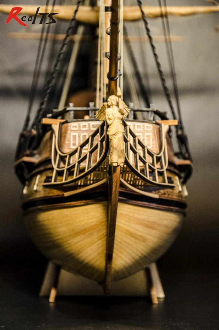 

RealTS Model ship kits 1/48 scale Black Pearl model ship kit large scale wood ship kit