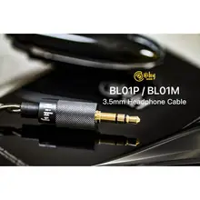 HiBy Jack 3,5mm Gold-Überzogene Adapter Swap Plug Stecker Kopfhörer Kabel (0,78mm 2 Pins / MMCX)