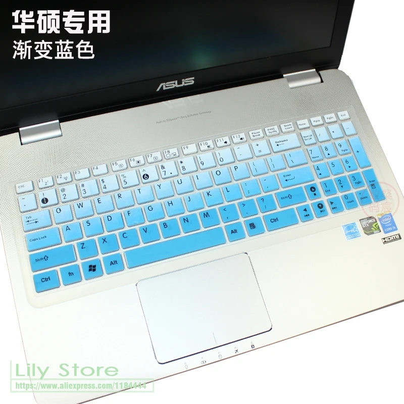 Защитный чехол для клавиатуры ноутбука ASUS VivoBook Pro N750 N750JV N750jk N751j N752vx N752vw N751jk N751jm 17