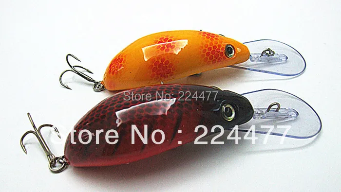 

7.5cm/15g lip 3cm Suspend type Fishing Lures Fishing Tackle Hard Plastic Bait Mouse shape false Bait Fish Lure China hook