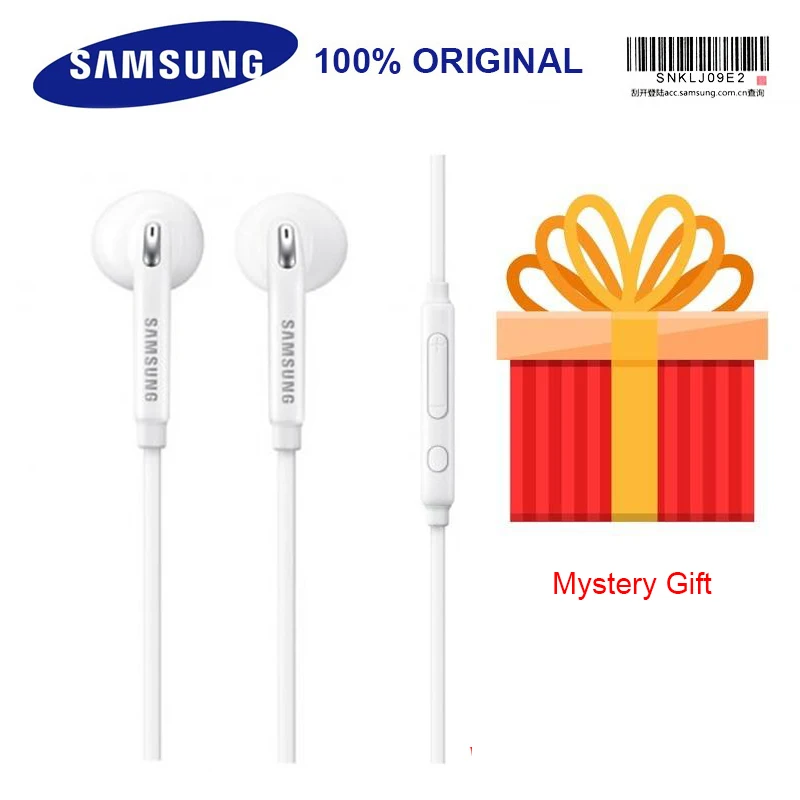 

New Samsung eo-eg920bw headset In-ear with speaker control Mystery gift for xiaomi note1/2/3 rednote 2/3 Galaxy S9 S9Plus Noto8
