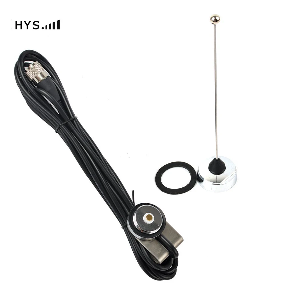 HYS TCJ N1 UHF NMO 70cm 400 470 Mhz Antenna&13 ft RG58 Coax Cable NMO