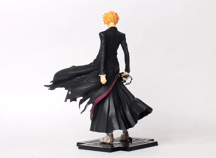 Аниме фигурка Japana 19 см отбеливатель Kurosaki Ichigo ПВХ экшн Коллекционная модель