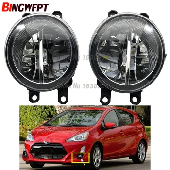 

2PCS Super Bright LED Fog Head Lamp For Toyota Prius C 2012 2013 Left Right Front Fog Lights H8 H11 Socket Lamps