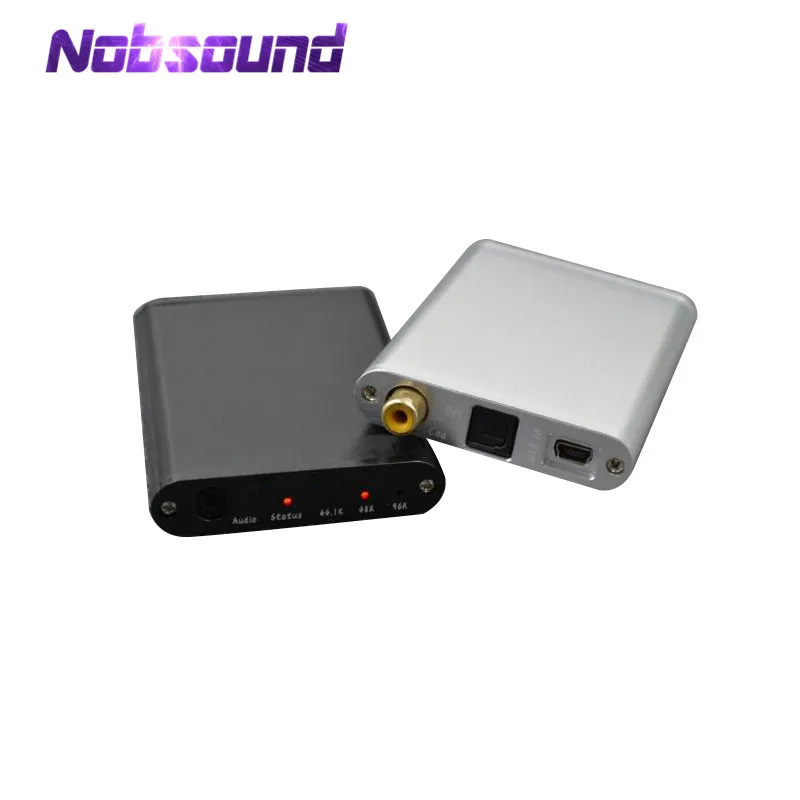 

Nobsound PC External Sound Card Audio HI-FI DAC USB to Fiber Coaxial Digital to Analog 3.5mm Headphone Amplifier