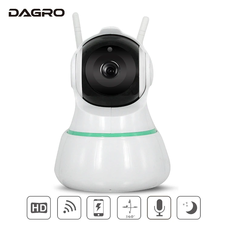 

DAGRO 2 Megapixel Robot Wireless Indoor Hd 1080p Fisheye Ip Camera