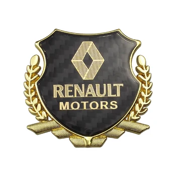 

3D Metal Car Stickers Emblem Badge Decals Car Styling For Renault Clio 2 Captur Koleos Fluence Megane 3 Talisman Latitude Scenic