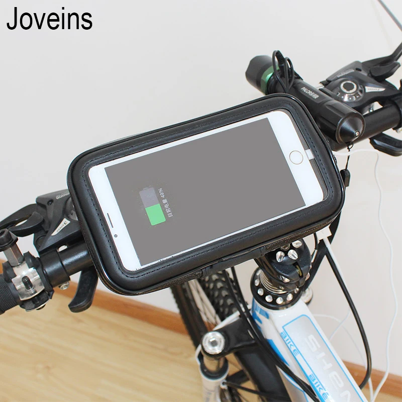 Мотоциклетный велосипедный держатель для мобильного телефона Подставка для iPhone X 8 7 6s Plus gps Держатель для велосипеда с водостойким чехлом су...