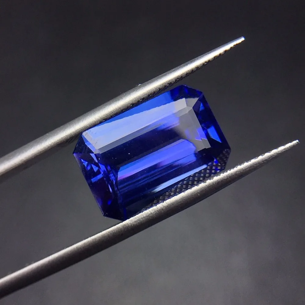 

6.75ct Natural Blue Tanzanite Gemstones Loose Stones Loose Gems