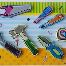 Новые деревянные игрушки DIY ремонт Инструменты головоломки деревянные головоломки детские развивающие игрушки детские игрушки подарок