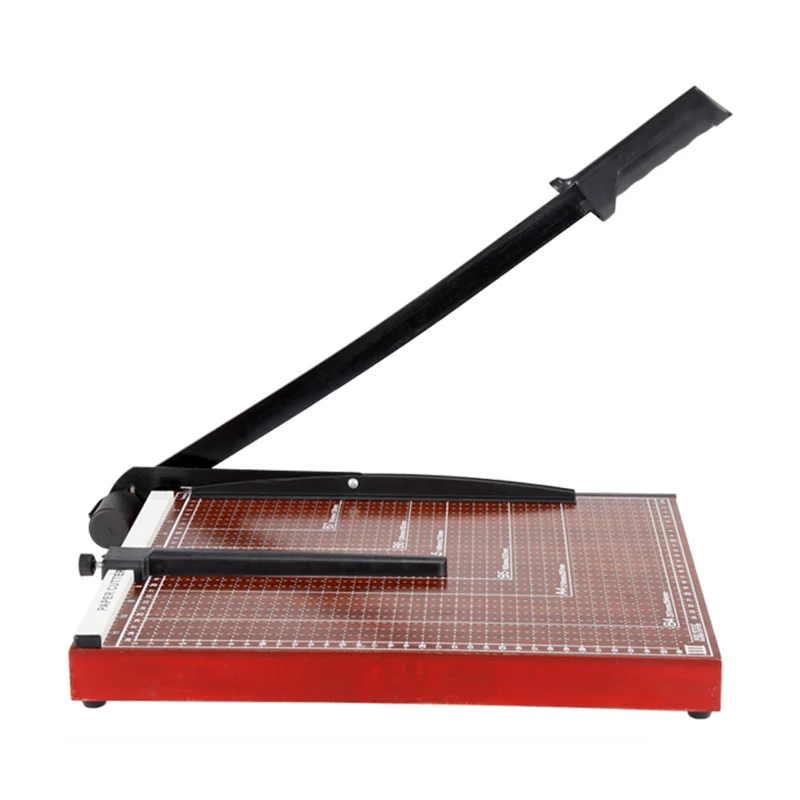 

deli 15"x12" inch Sturdy Metal Base Paper Cutter Trimmer Scrap Booking Guillotine