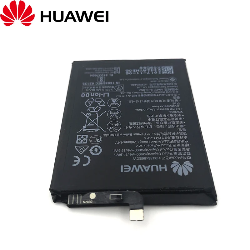Huawei 4000 мА/ч, HB436486ECW Батарея для huawei mate 10 Lite Nova 2 Plus Nova 2I Honor 9i G10 BAC-AL00 7X Коврики 10 Pro