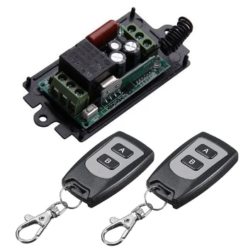 

Portable 1CH Channel Wireless Relay Remote Control Switch Transmitter + Receiver Remote Controller 220V 10A Mayitr
