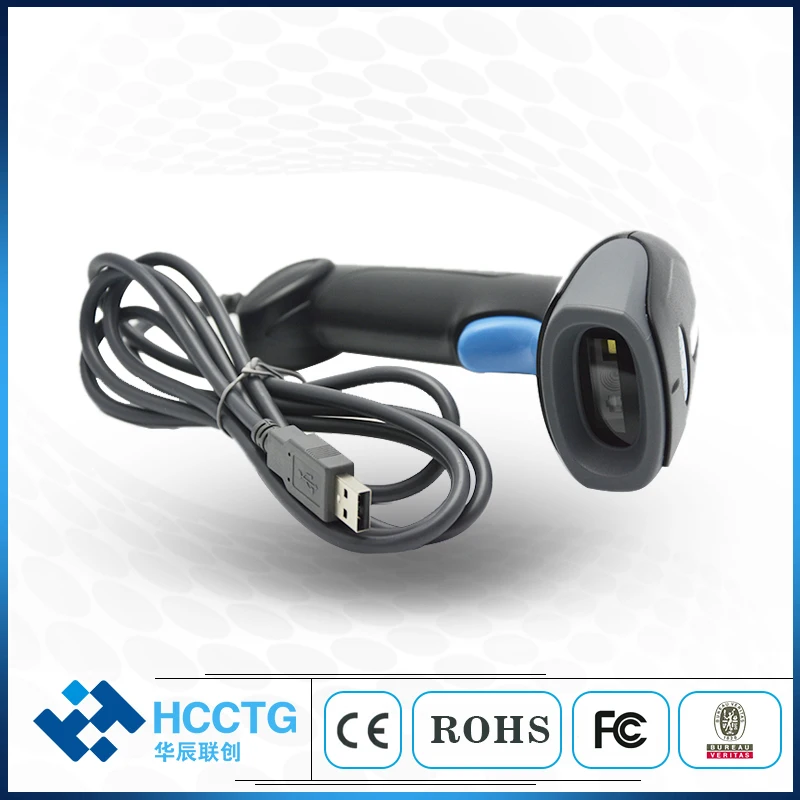 

USB Imaging Sensor 1D 2D Barcode Gun Portable Barcode Scanner