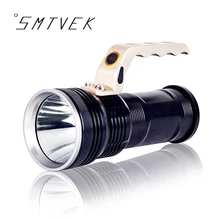 SMTVEK Powerful Aluminum Cree XM-L T6 LED Flashlight Super LM Flashlight Torch For 2*18650 Battery Handed Lantern Lamp Light