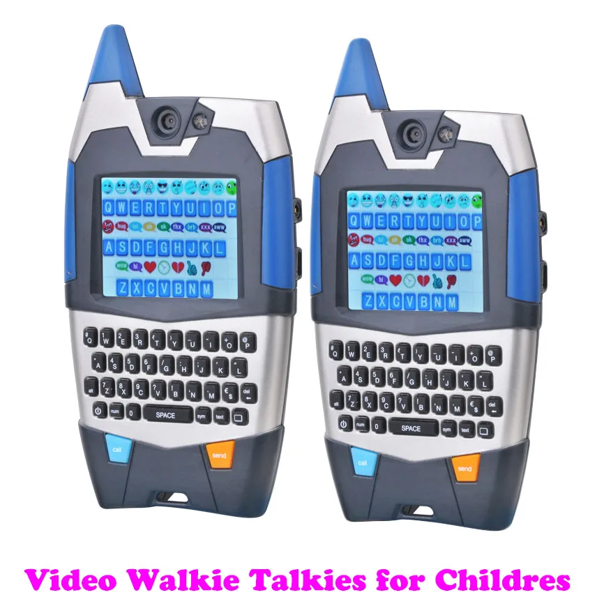 Children's Walkie Talkie Toys Video Talk 2 Way Radios with Text