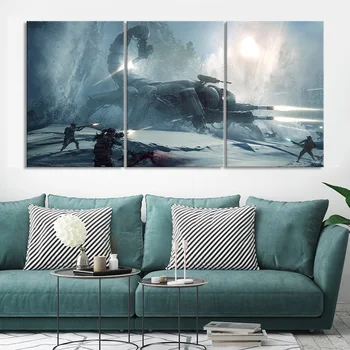 

3 Piece Artwork Painting Video Game Accessories Wasteland 3 HD Game Poster Home Decorative Picture Wall Sticker Mural Painting
