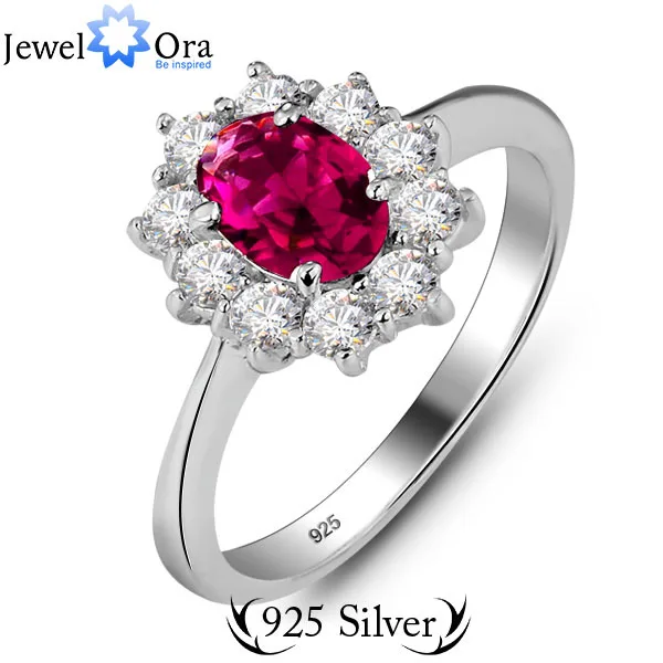 

Genuine 925 Best Jewelry Gifts For Mother Cushion Cut Engagement Sterling Silver Ring (JewelOra Ri100912)