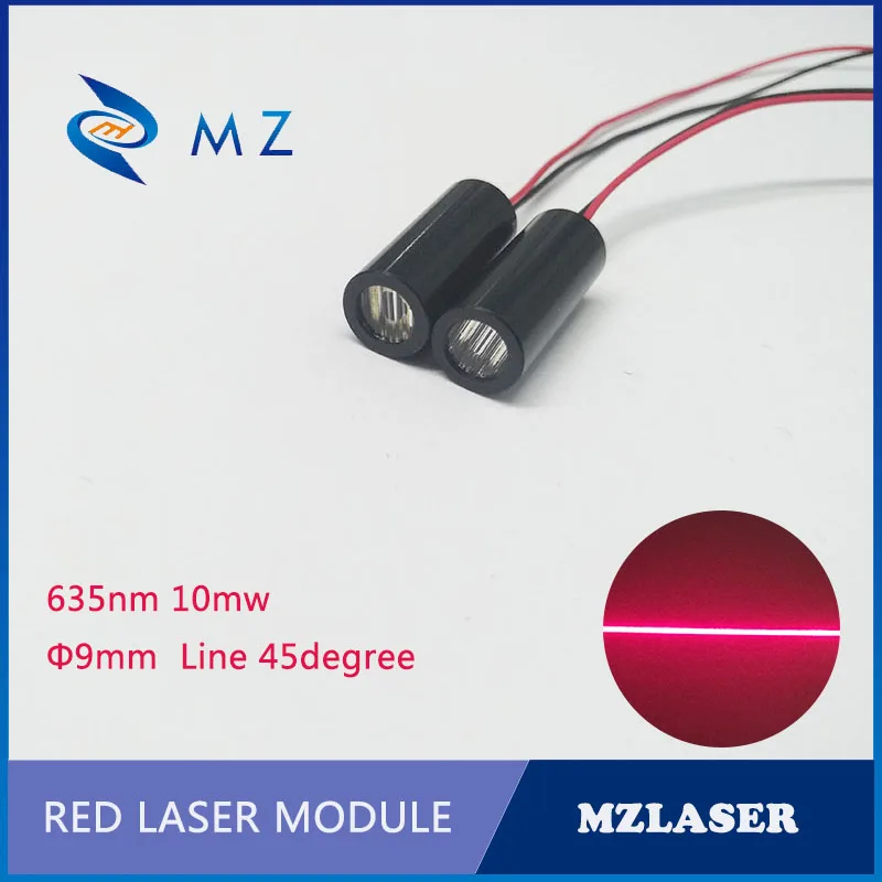 Лазерный модуль 635nm10mw промышленного класса APC приводы 15 градусов, 30 градусов, 45 градусов лазерный модуль - Цвет: 45 degree