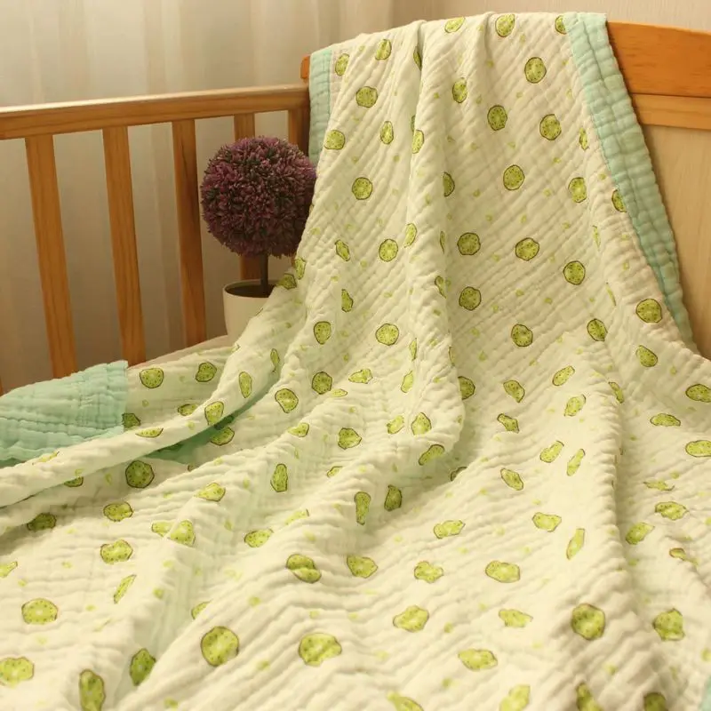 120*120 многослойные для новорожденных хлопок тонкое одеяло и пеленание полотенце детское постельное белье аксессуары дети теплый хранитель