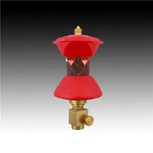 Красный 360 градусов Светоотражающие призма для роботов тахеометр с 5/8x11