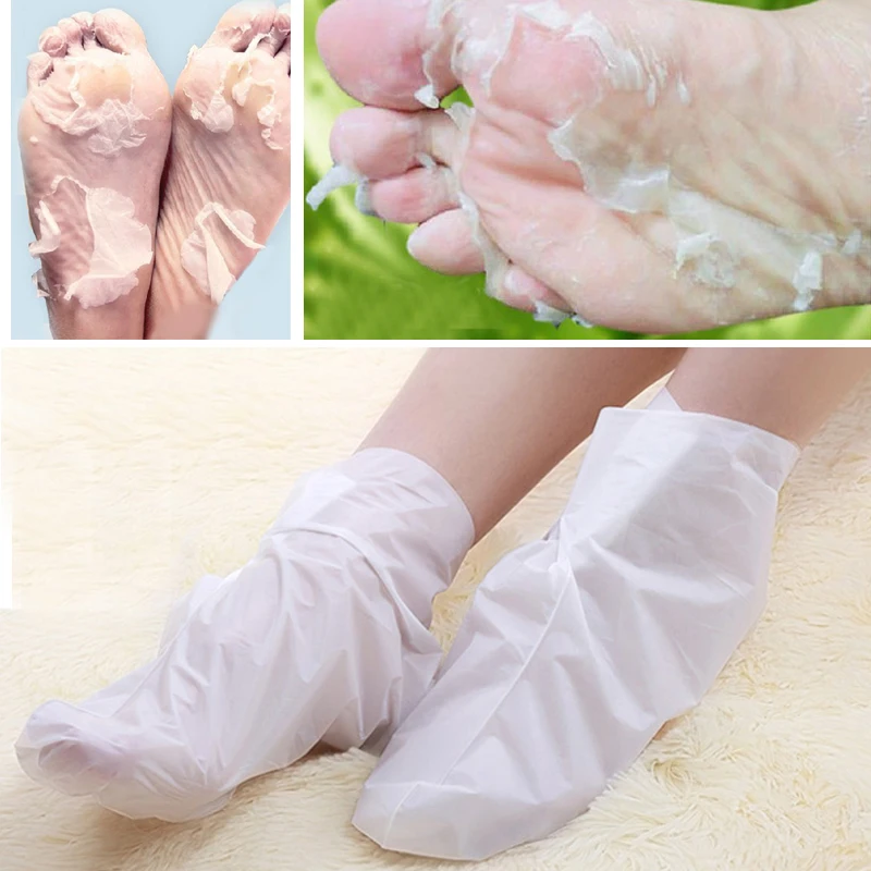 2Pair Exfoliating Socks for Pedicure Foot Mask for legs Remove Dead