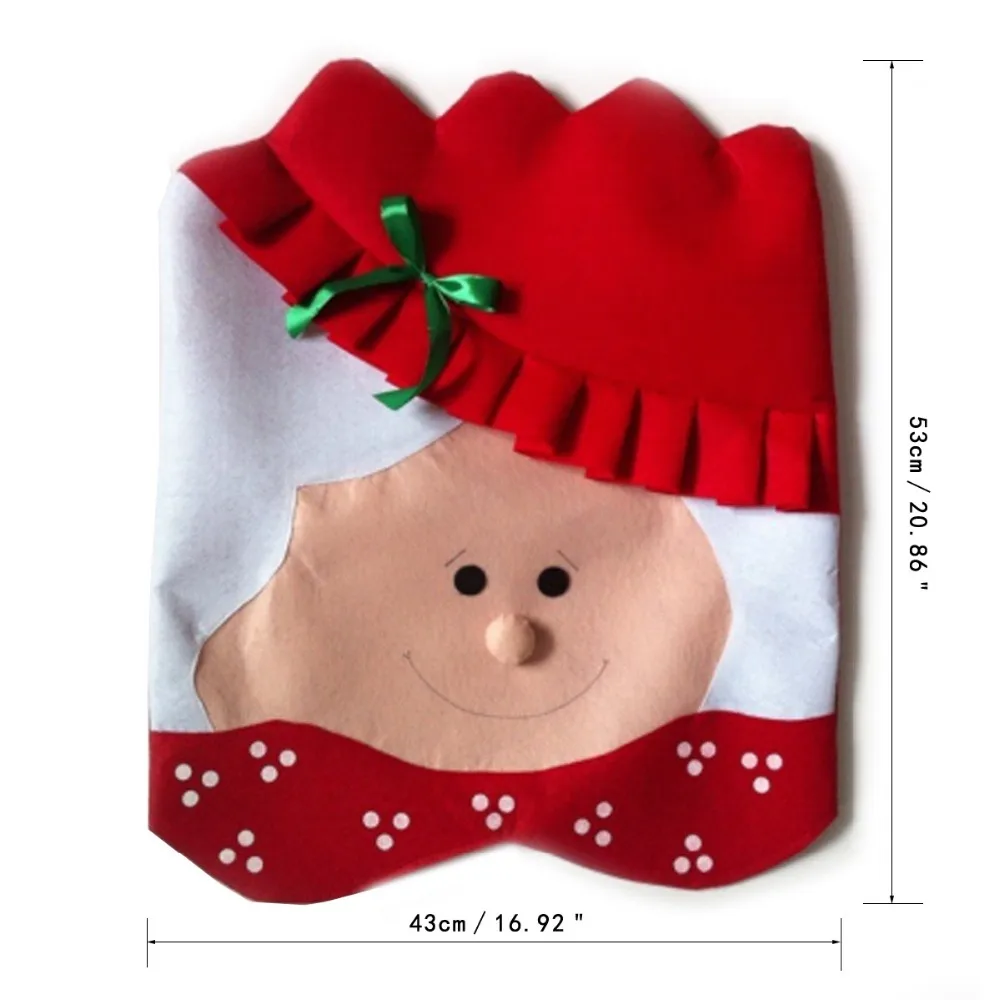 Visual Touch Mr Mrs Santa Claus Chair Covers Christmas Decoration Party Supplies Dinner In DIY Decorations From Home Garden On Aliexpress