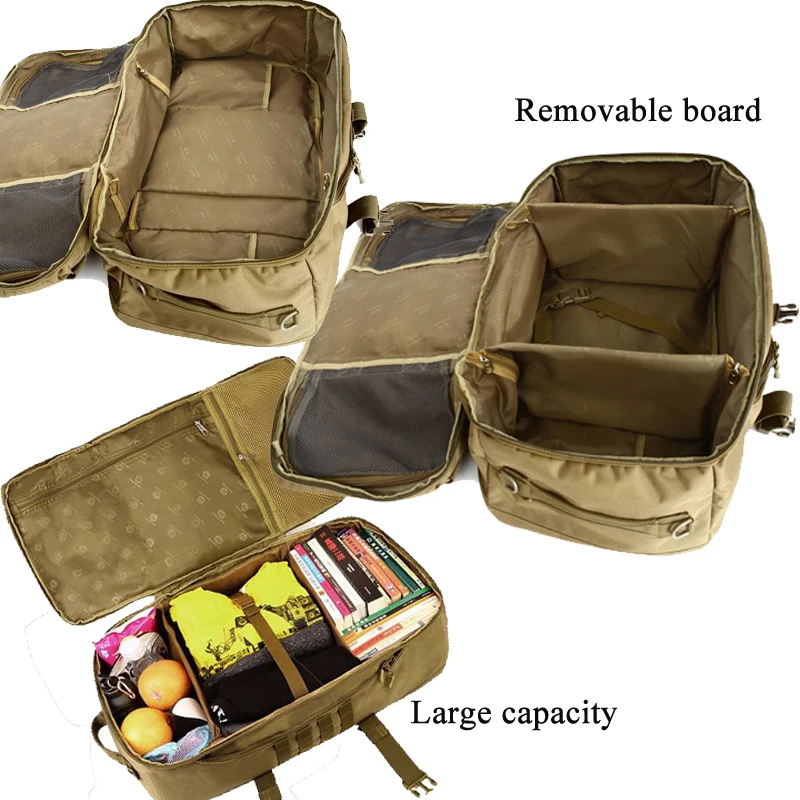 60L военный тактический рюкзак для наружного использования 1000D нейлон водонепроницаемый камуфляж рюкзак Охота Спорт Туризм Кемпинг Сумка на плечо