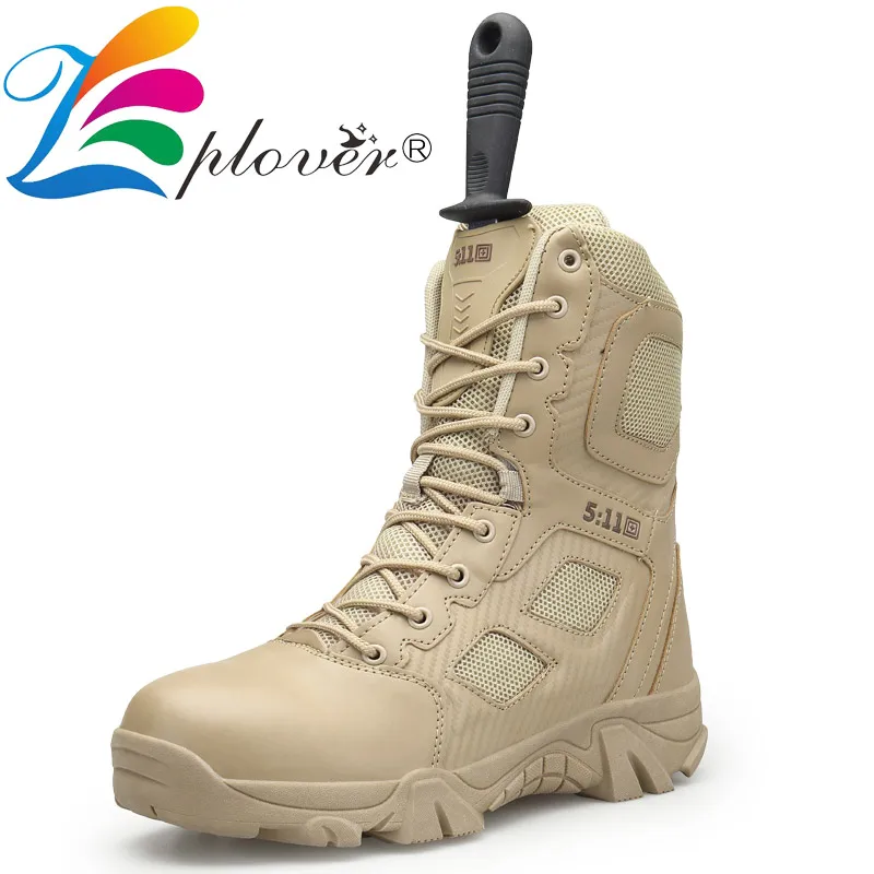 

Mens Boots Rain Non-slip Military Boots Men Waterproof Winter Army Boots Lace-up Botas Hombre Outdoor Climbing Hiking Shoes Men