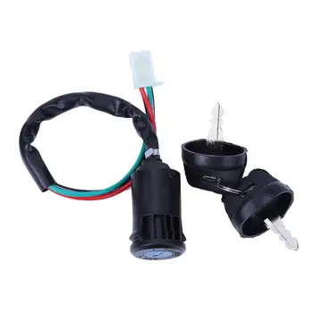 

Key Ignition Switch for 50cc 70cc 90cc 110cc 125cc 150cc 200cc 250cc 4 Wires Lock ATV Motorcycle Motorbike Ignition Switches